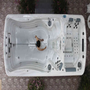 6 Person Dual Zone Exercise Swim Spa Factory