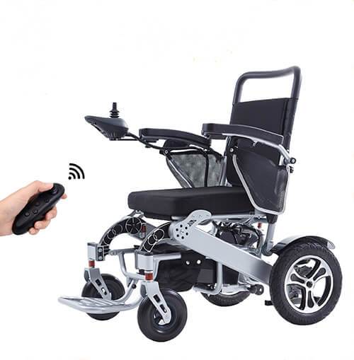 Aluminum Alloy Lightweight Folding Power Remote Control Electric Wheelchair
