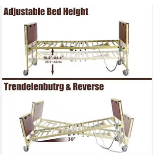 Full Electric Hospital Bed for Home Use 80" L x 36" W (Without Mattress)