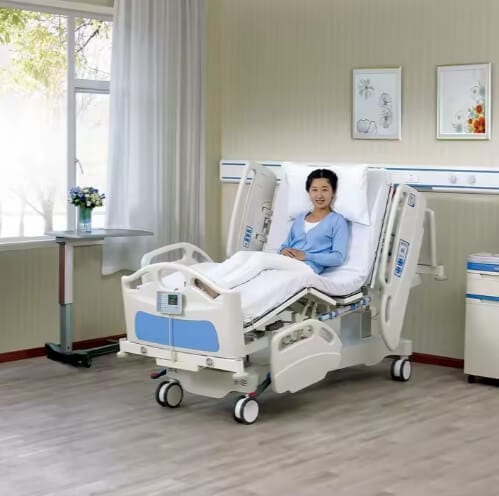 Paient ICU Bed 6 Functions with Weighing System/ Auto-CPR/ X-ray Filming
