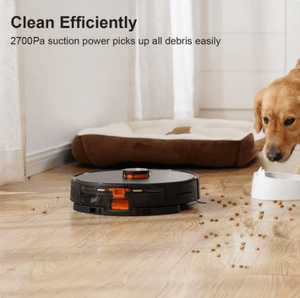 Robotic Self-empty Vacuum Cleaner Sweeper