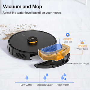 Robotic Self-empty Vacuum Cleaner Sweeper