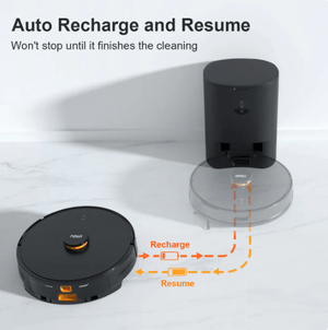 Robotic Self-empty Vacuum Cleaner Sweeper