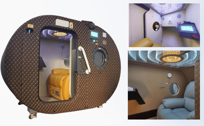 1.5ATA 1 Person Plateau Hyperbaric Oxygen Chamber