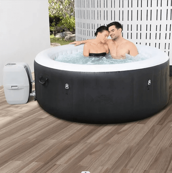 46 Person AirJet Spa Swimming Pool Inflatable Hot Tub Black Friday Deals