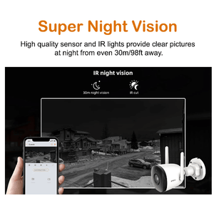 Auto Tracking Outdoor Security Camera