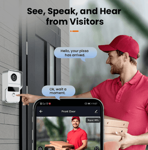 doorbell camera with monitor