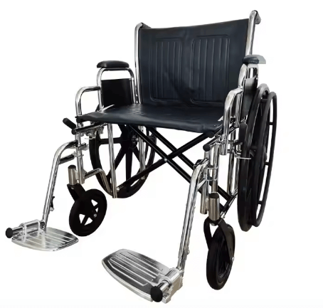 Extra-Wide Heavy Duty Bariatric Wheelchair with 24" Wide Seat