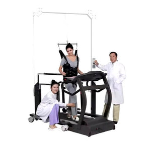 Gait Training Machine for Walking Rehabilitation and Patient Lifting