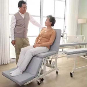 Electric Wheelchair Bed with ABS Guaidrail