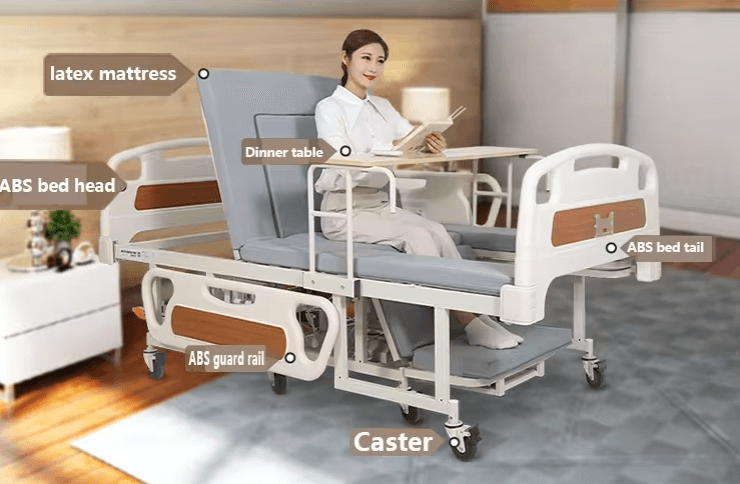 Mooxno™ integrated hygiene access port and easy-glide compartment detail