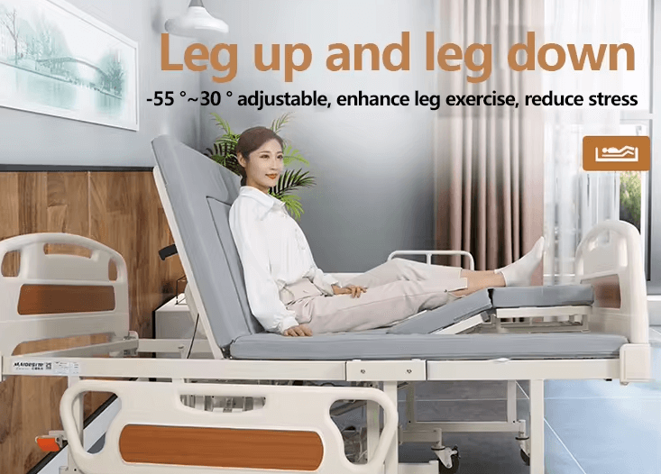 Mooxno™ smart bed silent electric motor system and heavy-duty frame construction