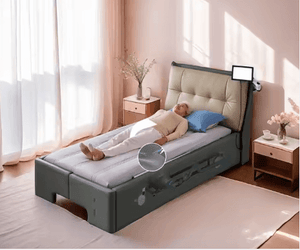 Nursing Bed with Adjustable Backrest