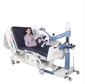 Physical therapy bicycle active passive trainer
