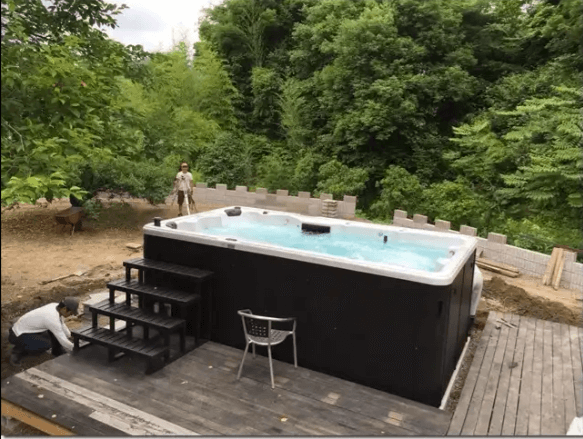 Luxury Outdoor Swim Spa Suppliers