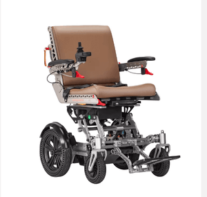 Foldable Electric Wheelchair Aluminum Alloy Remote Control