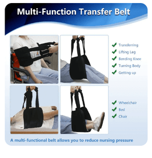 Patient Elderly Transfer Moving Belt Lift Sling Mobility Aids