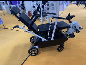 Lightweight Electric Wheelchair For Foldable Steel Rehabilitation Equipment