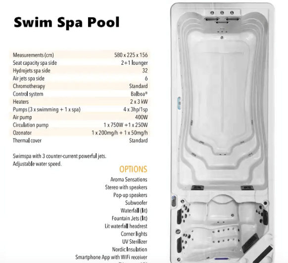 Factory Direct Swim Spa