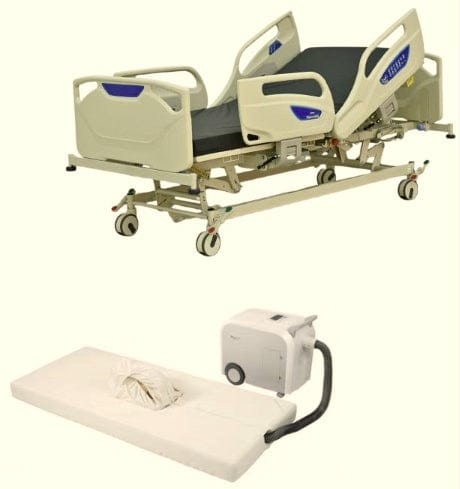 Hospital Bed Built-in Toilet with Collect poop