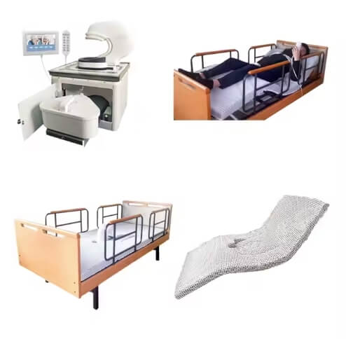 Hospital Bed with Toilet Washing System
