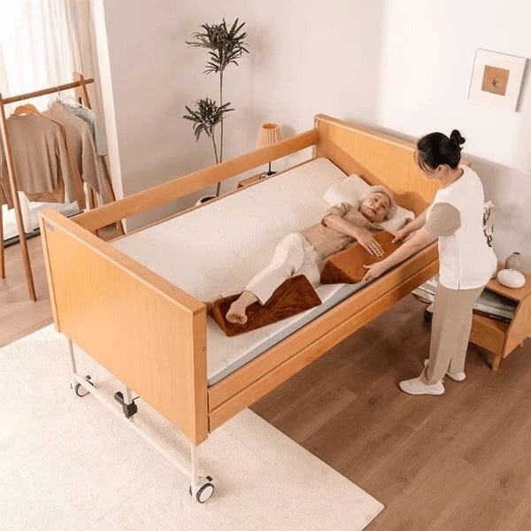 App-Controlled Auto-Turn Hospital Bed with Hi-Low Lift