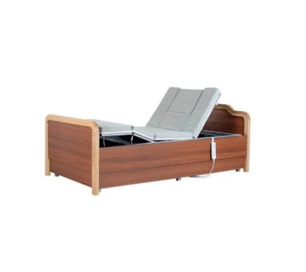 Semi-Electric Patient Turning Bed with Wood Aesthetic