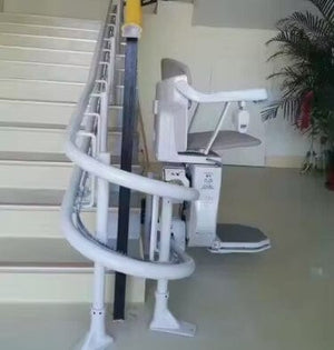 curved stair lift cost near me