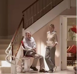 Curved Chair Lift for Elderly Stairs