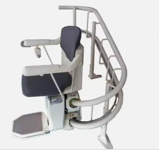 curved stair lift for safety and security