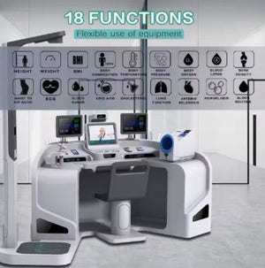 Full Body Check-Up Machine Camera Remote Diagnosis