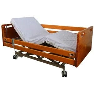 882 lb Electric Home Bed: Wood Look, Anti-Sore Back