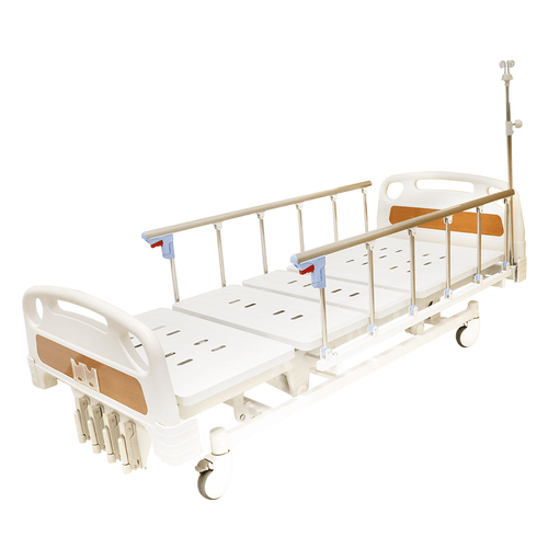 Heavy-Duty Manual Hospital Bed - 529lb Capacity, Adjustable