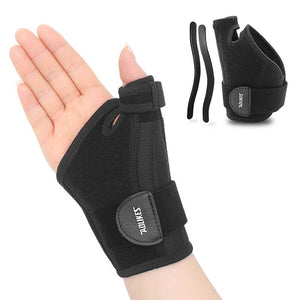 left wrist brace with thumb support