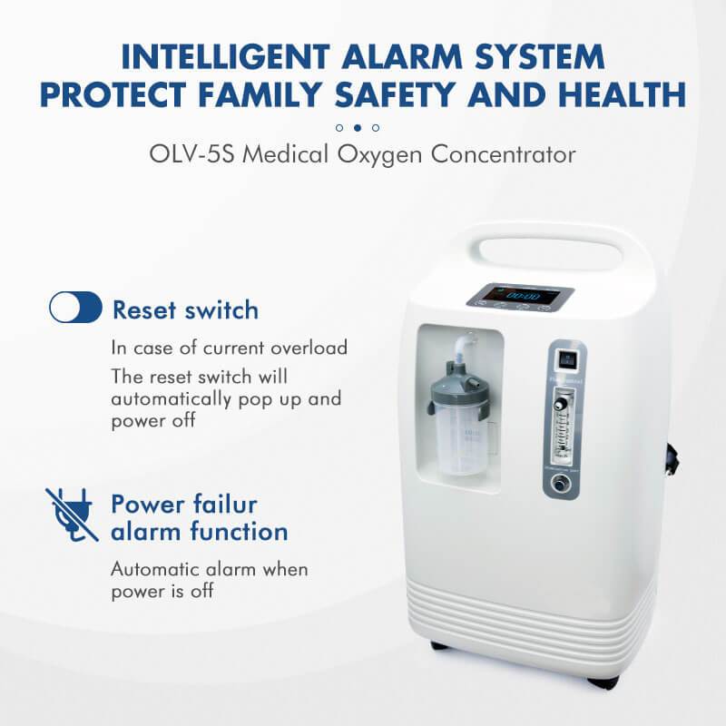 High Flow O2 Concentrator High Flow Portable Oxygen Concentrator