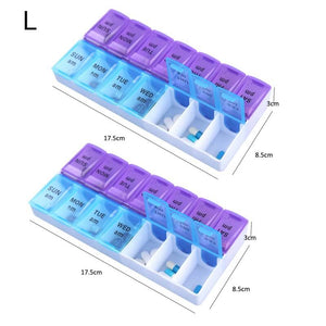 7 Day Pill Organizer 2 Times a Day (2PACK)