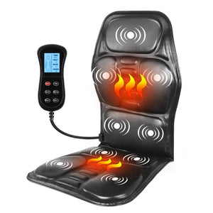 Massage Cushion, Ultimate Versatility, Sit Up, Lean Back, Lie Down, Soothing Heat, Pain Relief, Deep Kneading Shiatsu Massage, Height Detection, Lumbar Stretch, Seat Vibration