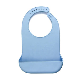 Adult Waterproof Mealtime Anti-oil Silicone Bibs