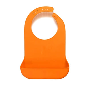 Adult Waterproof Mealtime Anti-oil Silicone Bibs