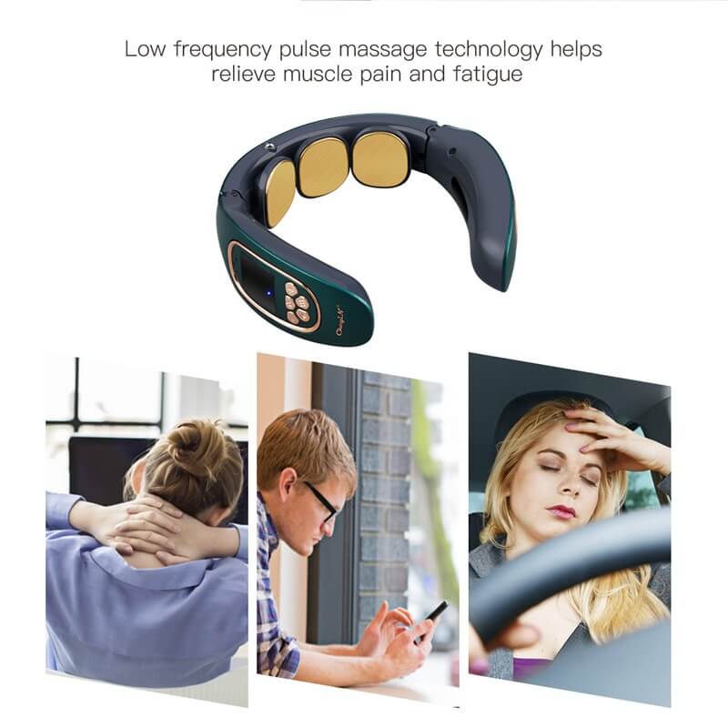 Electric Pulse Neck Massager for Pain Relief, Intelligent Neck