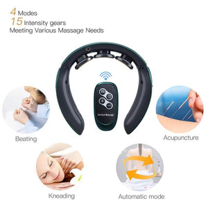 neck massager for pain relief deep tissue cordless