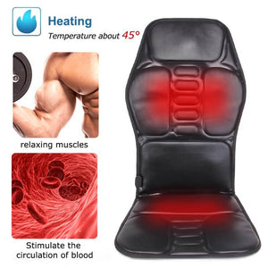 Massage Cushion with Heat Massage Chair Pad Kneading