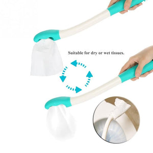 Self Wipe Assist Bottom Wiping Toilet Aid 