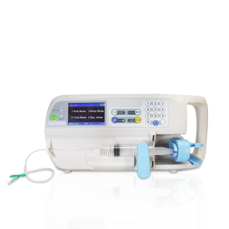 Portable Medical Syringe Pump Rechargeable Lithium Battery